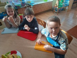 Dzień owoców i warzyw w grupie Biedronek