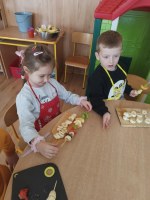 Dzień owoców i warzyw w grupie Biedronek