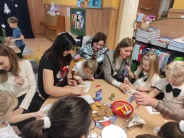 Spotkanie świąteczne w grupie Pszczółek