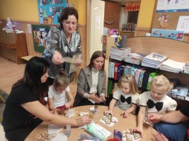 Spotkanie świąteczne w grupie Pszczółek